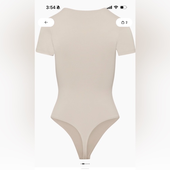 Aritzia Tops - Aritzia Virtual Contour Bodysuit in Beige